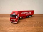 AWM Iveco Stralis 4x2 trekker 3-as zeiloplegger Monjean 1:87, Ophalen of Verzenden, Nieuw, Bus of Vrachtwagen, AWM