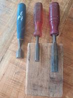 Houtbeitels 3 stuks nooitgedagt, Ophalen of Verzenden