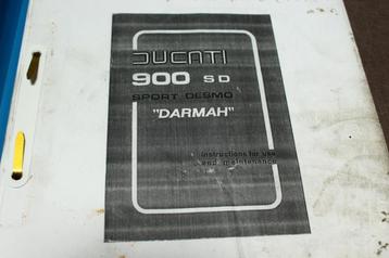 Ducati 900SD  Darmah 1979 instruction maintenance manual beschikbaar voor biedingen