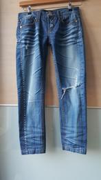 Fracomina jeans met diamonds maat 26, Kleding | Dames, Nieuw, Blauw, Ophalen of Verzenden, W27 (confectie 34) of kleiner