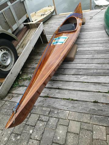 houten ceder cedar kajak kayak 1 persoons kano beschikbaar voor biedingen