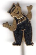 LEGO mannetje zwart op koper speldje ( W_334 ), Verzamelen, Speldjes, Pins en Buttons, Verzenden, Nieuw, Merk, Speldje of Pin