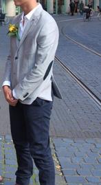 Blazer met wit overhemd mt M, Kleding | Heren, Ophalen of Verzenden, Merkloos, Gedragen, Maat 48/50 (M)