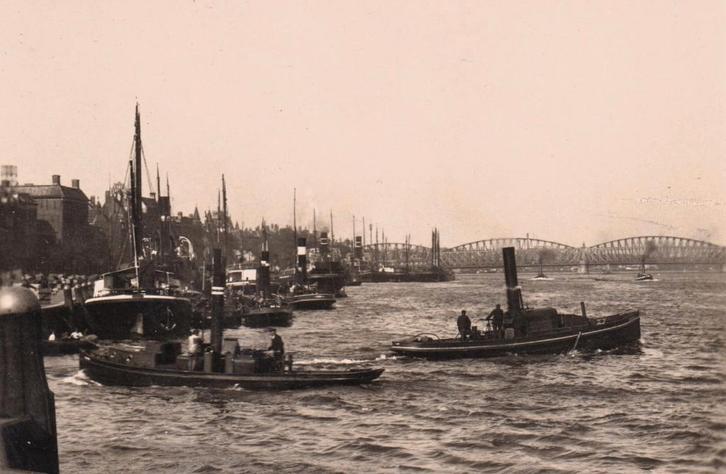 Stereofoto Rotterdam Nieuwe Maas DPG, Verzamelen, Foto's en Prenten, Zo goed als nieuw, Foto, Overige onderwerpen, Voor 1940, Ophalen of Verzenden