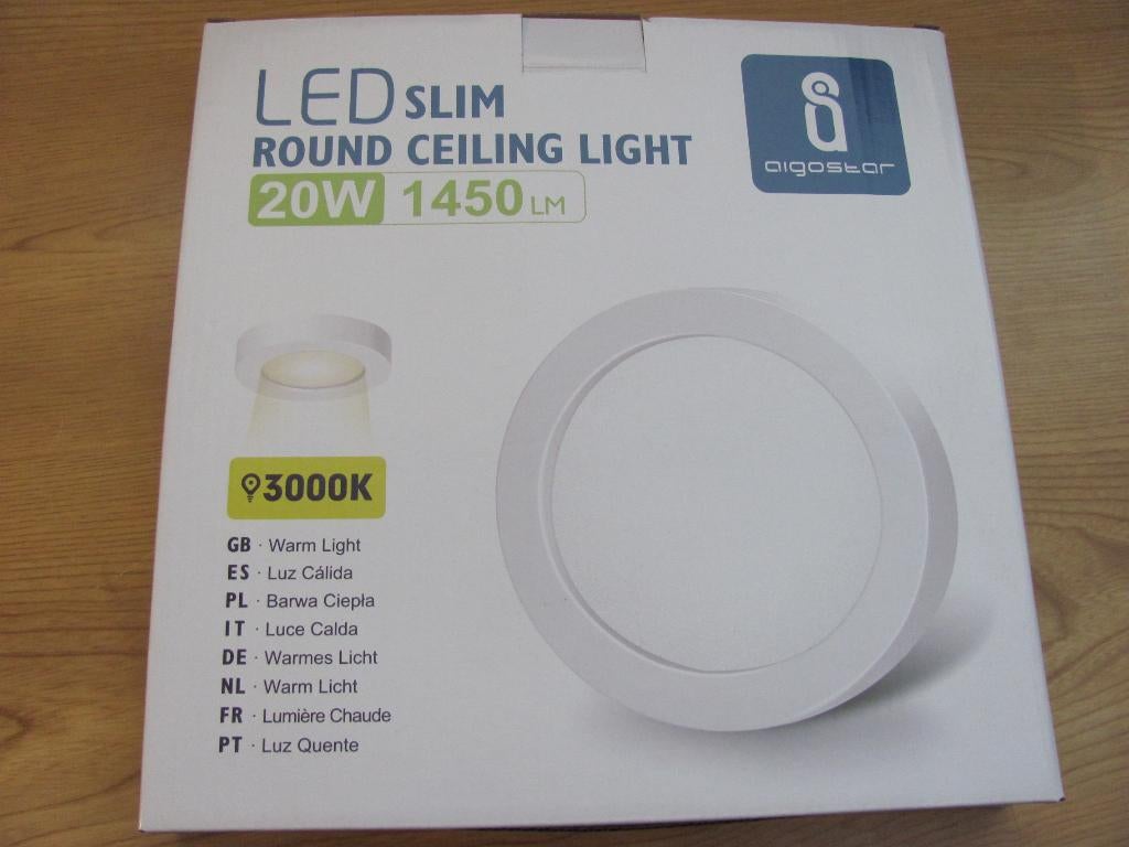 Led plafondlamp, Ophalen of Verzenden, Nieuw, Kunststof