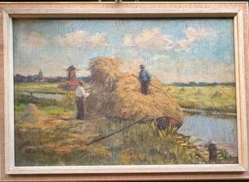 De hooiboot beschikbaar voor biedingen