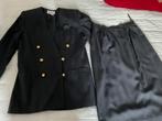 2- delig dames pak zwart Colbert en rok, Kostuum of Pak, Zwart, Nieuw, Ophalen