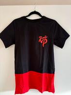 Knolpower T-shirt Zwart/Rood - Korte Mouw met Rits, Kleding | Heren, Ophalen of Verzenden, Zo goed als nieuw, Overige maten, Zwart