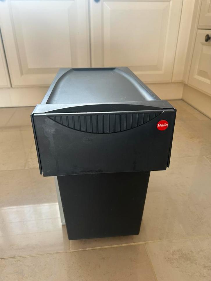 Inbouw prullenbak 2 vakken, Huis en Inrichting, Woonaccessoires | Prullenbakken, Gebruikt, Kunststof, Minder dan 50 cm, Ophalen