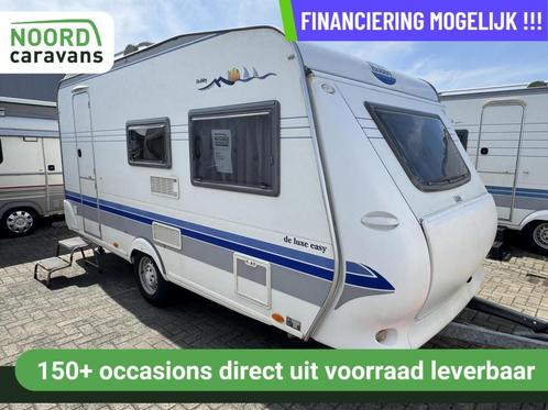 Hobby de Luxe Easy 440 TREINZIT + VOORTENT + 4 PERS, Caravans en Kamperen, Caravans, Bedrijf, tot en met 3, 750 - 1000 kg, Hobby