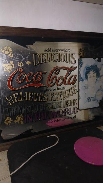 Cpca Cola vintage spiegel  beschikbaar voor biedingen