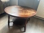 Eiken ronde tafel, Antiek en Kunst, Ophalen