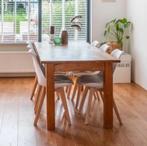 Eetafel 2 m €90, Ophalen, Gebruikt, 50 tot 100 cm, 150 tot 200 cm