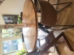 Ronde mango houten tafel 1.50meter, Huis en Inrichting, Tafels | Statafels, Ophalen, Gebruikt