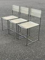 3x Alias Spaghetti Chair,chroom, design Giandomenico Belotti, Ophalen, Drie, Zwart, Postmodern Italian Design