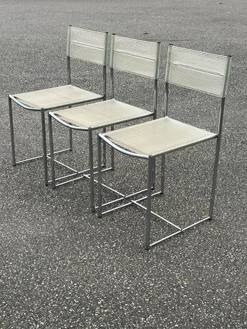 3x Alias Spaghetti Chair,chroom, design Giandomenico Belotti beschikbaar voor biedingen