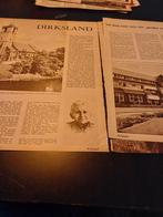 Artikel over Dirksland 1958 6 pagina s, Verzamelen, Ophalen of Verzenden, 1940 tot 1960, Knipsel(s)