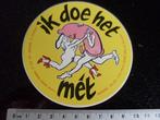 sticker ik doe het met condoom seks sex de rode draad a'dam, Verzenden, Zo goed als nieuw, Overige typen