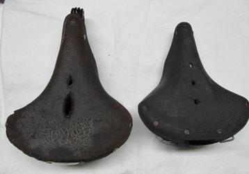 Oude zadels Lepper en Brooks voor € 40,- beschikbaar voor biedingen