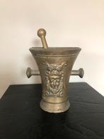 Antieke Bronzen Vijzel met Stamper, Ophalen of Verzenden, Brons