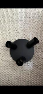 Badkamerlamp opbouwspot zwart, Ophalen, Gebruikt