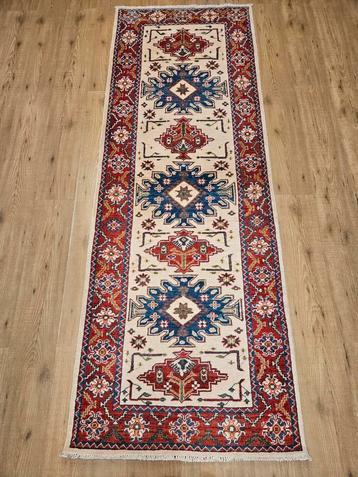 Handgeknoopt oosters tapijt loper kazak 245x89 beschikbaar voor biedingen