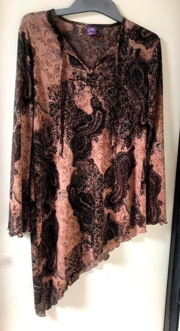 Long Wear Miss Etam stretch blouse tuniek maat XL beschikbaar voor biedingen