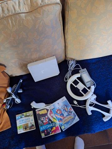 Nintendo Wii Console met Games & Stuurtje beschikbaar voor biedingen