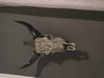 Handgesneden bull skull, Ophalen, Zo goed als nieuw