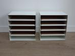 Twee leuke witte postbakjes uitschuifbaar, Huis en Inrichting, Woonaccessoires | Krantenbakken en Lectuurbakken, Ophalen of Verzenden