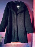 Lekker warme lange winterjas van Teddy stof 46 nu 49,99€, Kleding | Dames, Jassen | Winter, Zwart, Maat 46/48 (XL) of groter, Ophalen of Verzenden