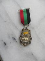 Oude wandel medaille, Sint Nicolaas Mars met Zwarte Piet, Verzenden, Gebruikt