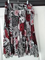 Taifun Rok Maat 42 Bloemenprint, Kleding | Dames, Rokken, Maat 42/44 (L), Ophalen of Verzenden, Gedragen, Rood