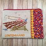 Etui / toilettas retro/vintage borduurwerk Lentemaand Lente, Ophalen of Verzenden, Nieuw