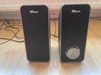 Trust 2x5W Speakerset – 2.0 Stereo, Ophalen of Verzenden, Gebruikt