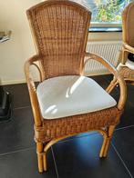 4 rotan stoelen, Ophalen, Gebruikt, Riet of Rotan, Vier