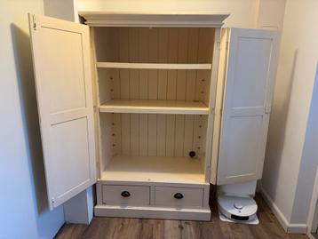 Vintage Kast met Dubbele Scharnierdeuren + veel opbergruimte - afbeelding 5