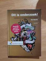 Dit is onderzoek!, Ophalen of Verzenden, Zo goed als nieuw, HBO, B. Baarda