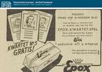 Oud kwartetspel “SPORT” Epox margarine omstreeks 1950, Kwartet(ten), Ophalen of Verzenden, Zo goed als nieuw