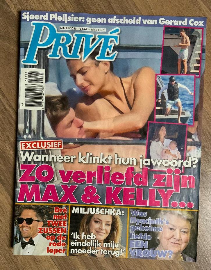 Tijdschrift Prive nr 41 2025 - Max Verstappen, Verzamelen, Tijdschriften, Kranten en Knipsels, Tijdschrift, Nederland, 1980 tot heden