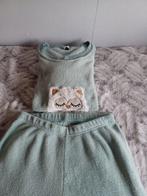 Zachte Huispak/Pyjama met Uil - Maat M, Kleding | Dames, Ophalen, Zo goed als nieuw, Maat 38/40 (M), Groen