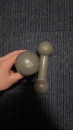 Dumbells 1 kg kilo gewichten, Ophalen of Verzenden, Zo goed als nieuw, Dumbbell
