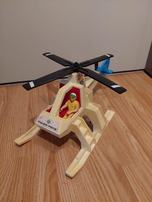 Fisher price helicopter - vintage, Kinderen en Baby's, Speelgoed | Fisher-Price, Gebruikt, Overige typen, Ophalen of Verzenden