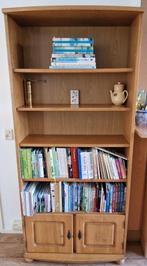 licht eiken boekenkast,, Huis en Inrichting, Kasten | Dressoirs, Ophalen, Gebruikt, 150 tot 200 cm, Eikenhout