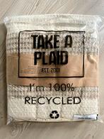 Woonplaid take a plaid 130 x 180 cm eco katoen, Ophalen of Verzenden, Nieuw