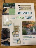 Tuinontwerp boek - 140 ontwerpen voor elke tuin!, Ophalen of Verzenden, Zo goed als nieuw, Tuinontwerpen