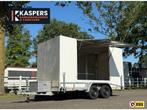 Hapert gesloten 400x180x200 aluminium opbouw, Auto diversen, Aanhangers en Bagagewagens, Gebruikt