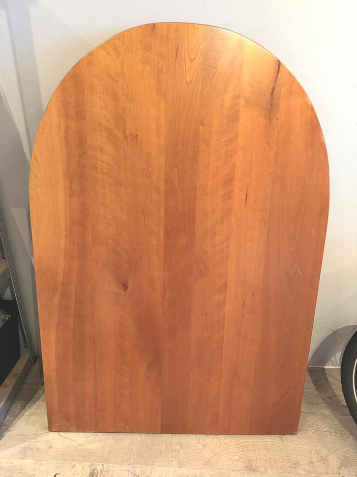 Tafelblad massief, Huis en Inrichting, Tafelonderdelen, Zo goed als nieuw, 50 tot 100 cm, Rechthoekig, Kersenhout, Ophalen