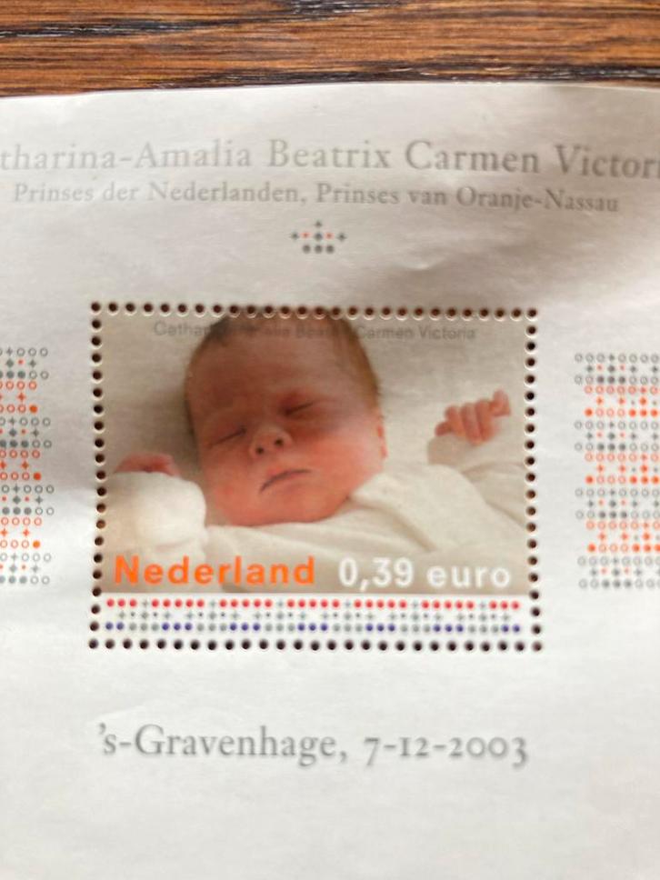 Amalia Postzegel uit 2003, Postzegels en Munten, Postzegels | Nederland, Postfris, Na 1940, Ophalen of Verzenden