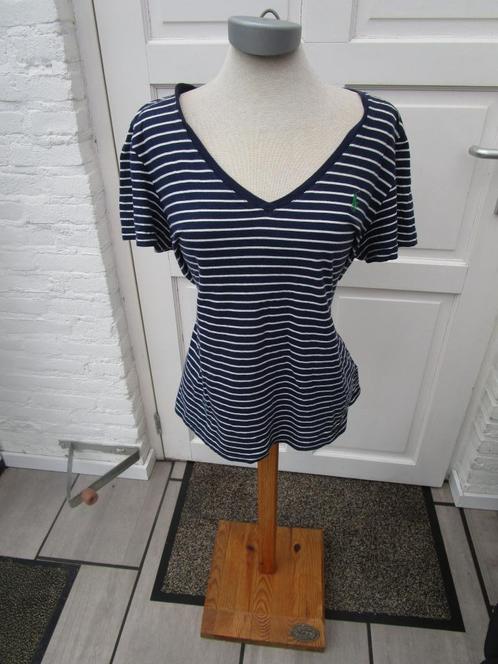 Ralph Lauren top maat XL, valt als L, Kleding | Dames, Tops, Zo goed als nieuw, Maat 42/44 (L), Blauw, Korte mouw, Ophalen of Verzenden